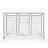 X & Diamond Low Profile Standard Bed-73216593-41692144