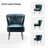 Euclid Faux Leather Chair With Metal Base-1978972596