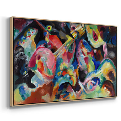 Improvisation. Deluge, 1913-Wassily Kandinsky-Framed Gallery Wrapped Canvas