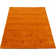 Handwoven Wool Gabbeh Uni Orange Rug