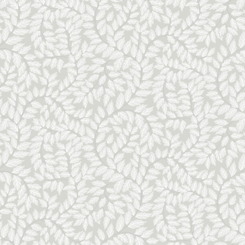 Lindlöv Wallpaper Roll, Gray