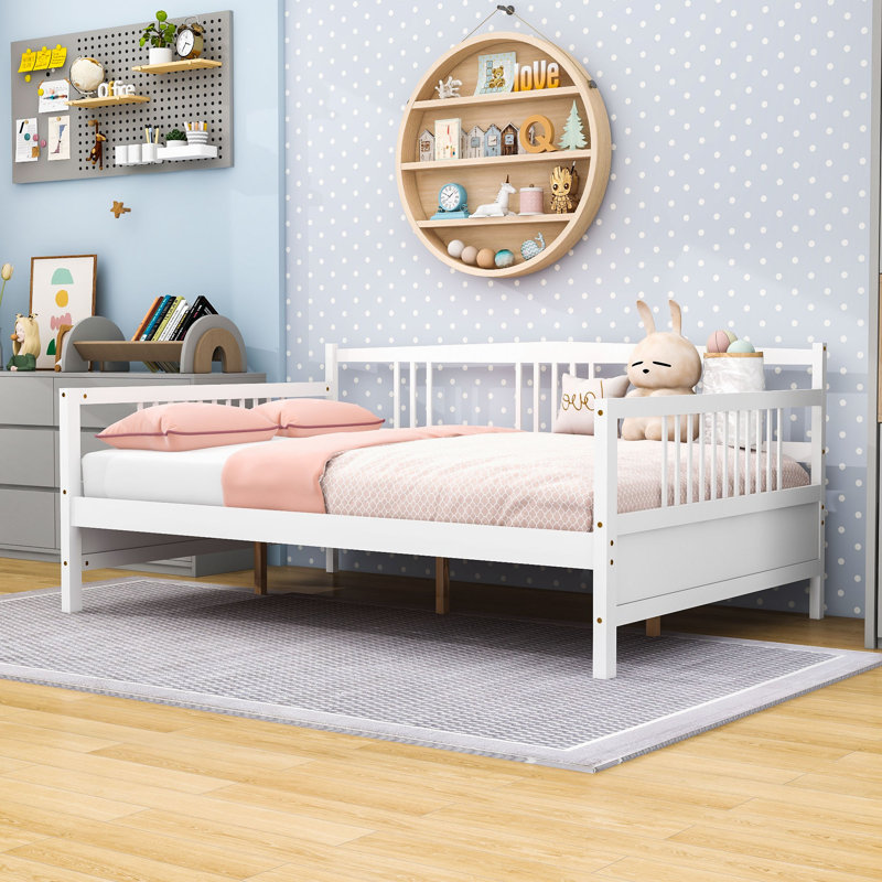 Full Size Daybed with Dual-Use Design, White
