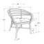 Chaise d'appoint en rotin