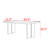 American style retro solid wood dining table-109476995