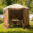 Portable Pop Up Camping Tent, Shade Screen Tent With 2 Roll-up Windows And Carry Bag For Camping, Backyard-122418342