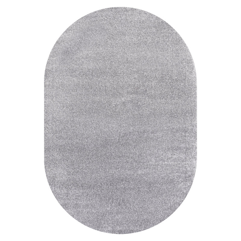 Tapis gris Asal Haze, Ovale 3 pi x 5 pi