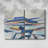 Blue Tectonic Movement I-Premium Gallery Wrapped Canvas -Ready to Hang
