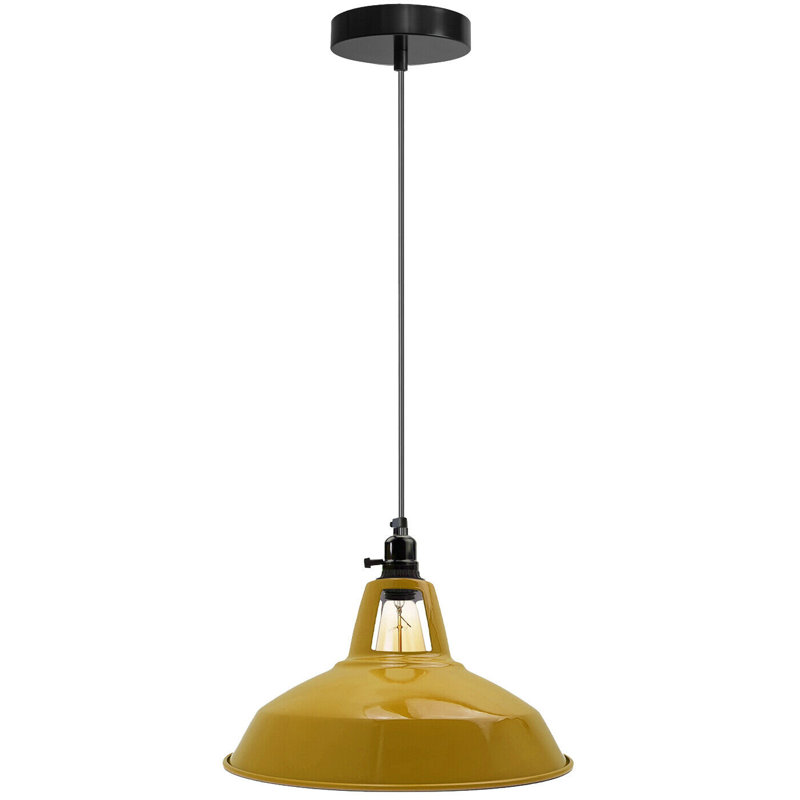 Monhegan 1 - Light Dome Pendant, Yellow