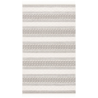Tapis géométrique en laine tissé à la main Pei Natura