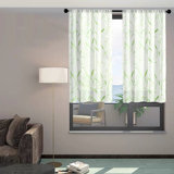 Polyester Semi Sheer Curtain Pair