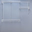 Ensemble de démarrage pour système d'organisation de garde-robe l 48 po à l 72 po ShelfTrack