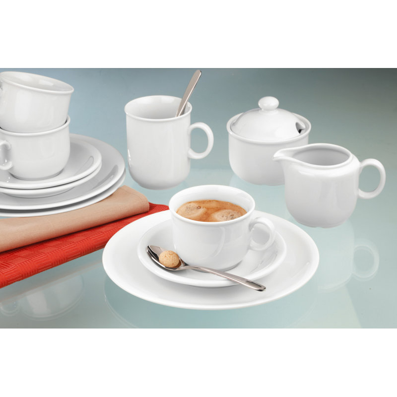 Compact White, 30-Piece Dinnerware Set