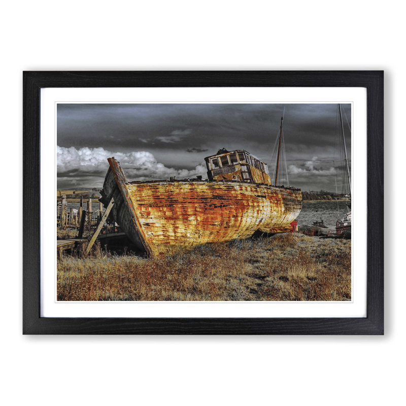 Single Picture Frame Print, Black