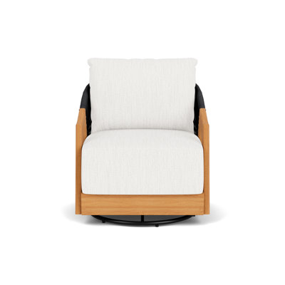 Alpine Outdoor Teak Swivel Lounge Chair