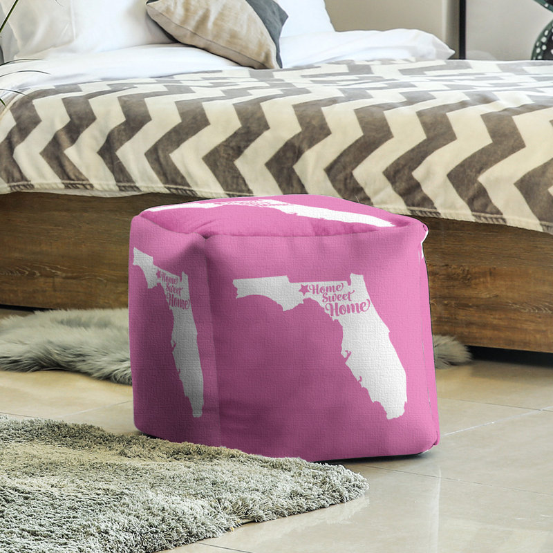 Repose-pieds à cubes tallahassee the home, Rose