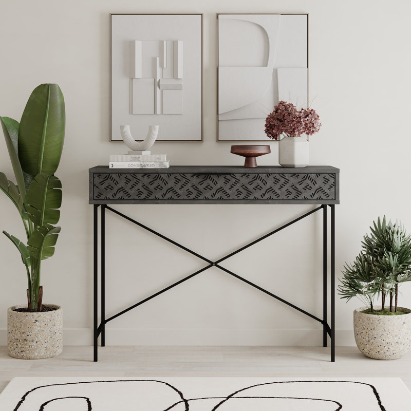 Adaleen 110cm Console Table, Grey