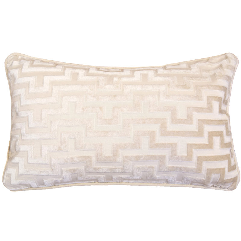 Keaya Silk Outdoor Rectangular Pillow Cover & Insert, Ivory