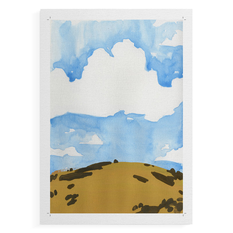 Summer Knoll II - Impression sur toile seulement - NON-CADRE, H 18 po x l 12 po