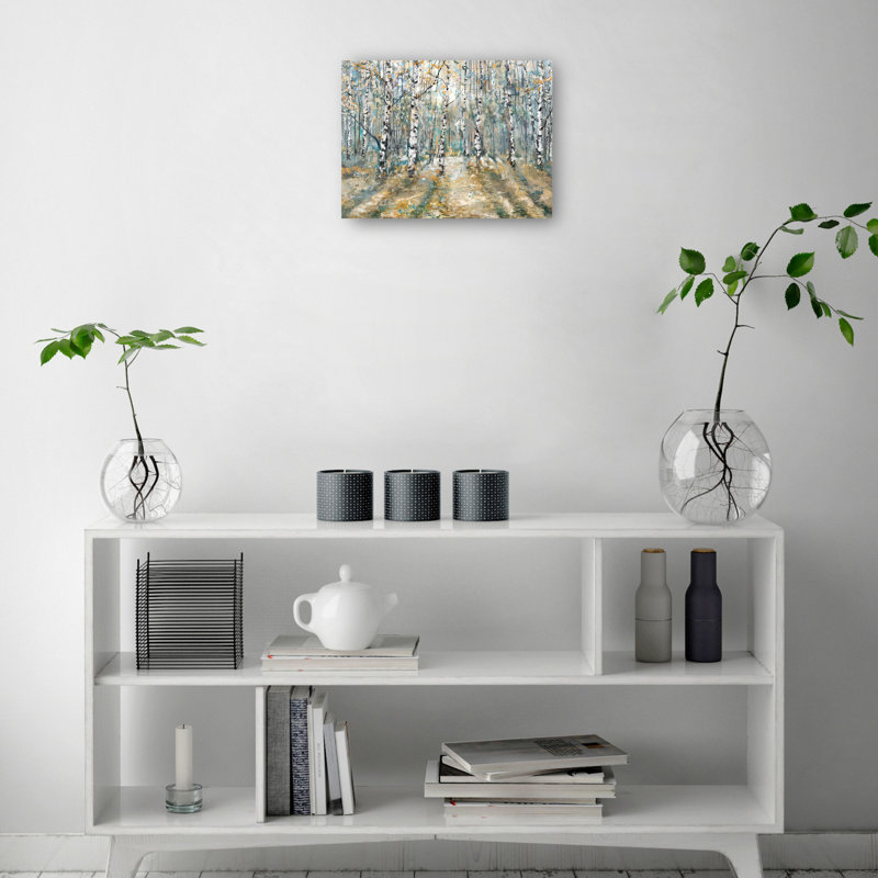 Kaleidoscope Trees II by Studio Arts Canvas Art Print, 11" H x 14" W x 1.5" D, Wrapped Canvas