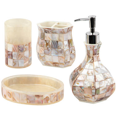 Fleur De Lis Living Hildegarde 4 Piece Bathroom Accessory Set