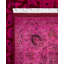 Overdyed Hand-Knotted Wool Modern-Contemporary Pink Area Rug 9' 2" x 12' 3"