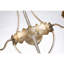 3 Light Mini Gold And Silver Empire Chandelier