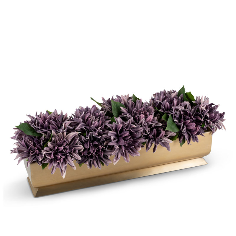 Carlotta RealTouch Dahlia Gold Trough, Periwinkle