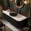 Wall Mounted Single Vanity Bathroom Vanity With Engineered Marble Top-1332923727