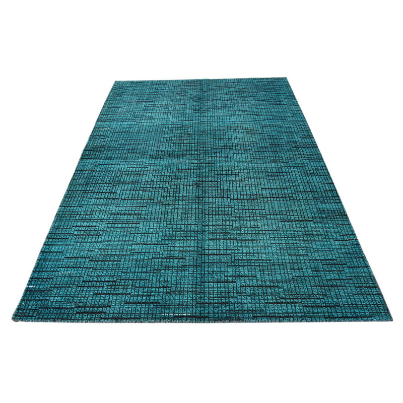 Tapis turquoise 5 x 8