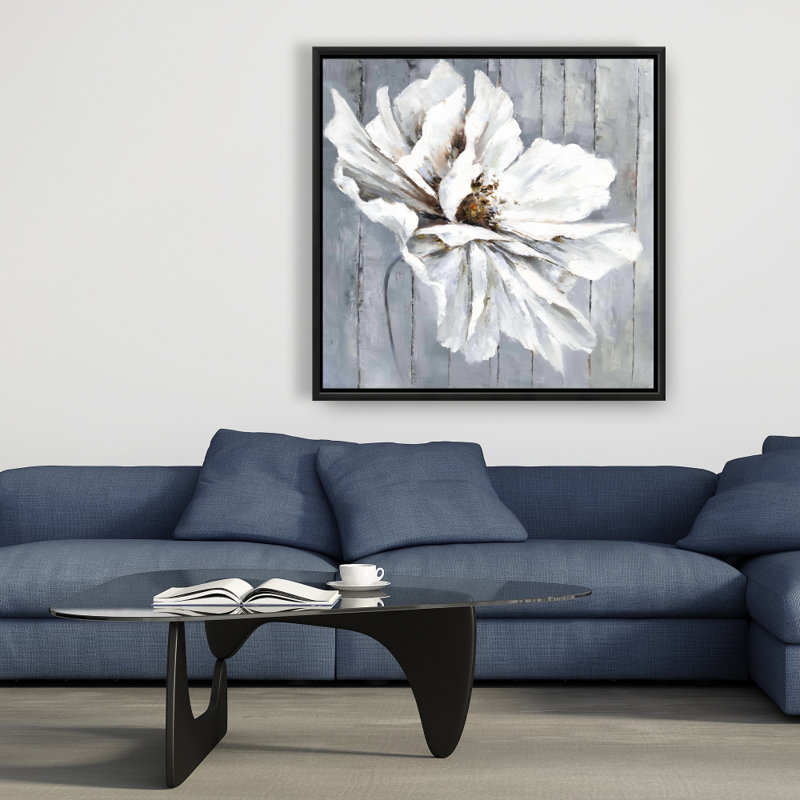 " Flower On Wood "