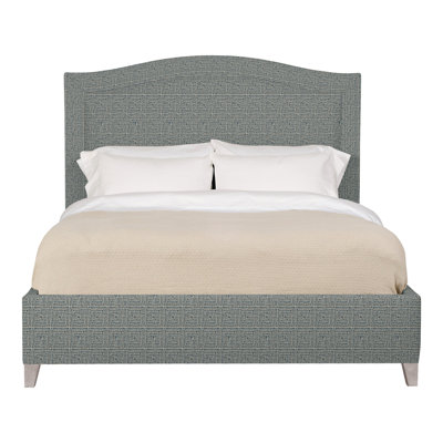 Caroline/Casey Queen Upholstered Low Profile Panel Bed