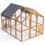 Grand poulailler extérieur en bois 110 po-1458165273