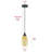 1 - Light Single Teardrop E26 Dimmable Adjustable Pendant Light-1580573443