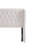 Beige Elegant Tufted Wingback Headboard-930728996