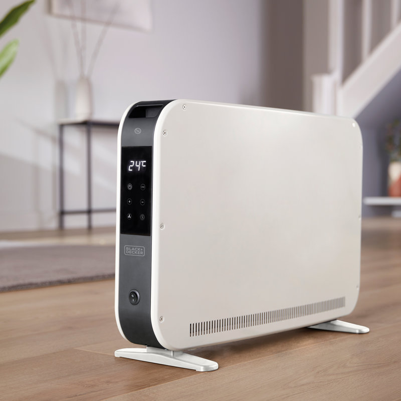 Black And Decker 2200 Watt 7500 BTU Electric Panel Space Heater with Adjustable Thermostat and with Digital Display