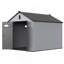 Remise de rangement en plastique et résine pour le jardin-119395236-119395235