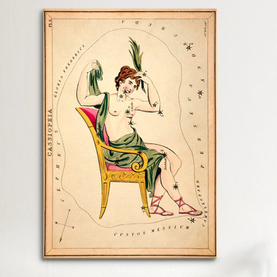 'Cassiopeia, 1825' by Sidney Hall Graphic Art on Canvas