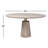 Thelma Round Solid Wood Top Dining Table-1952881778