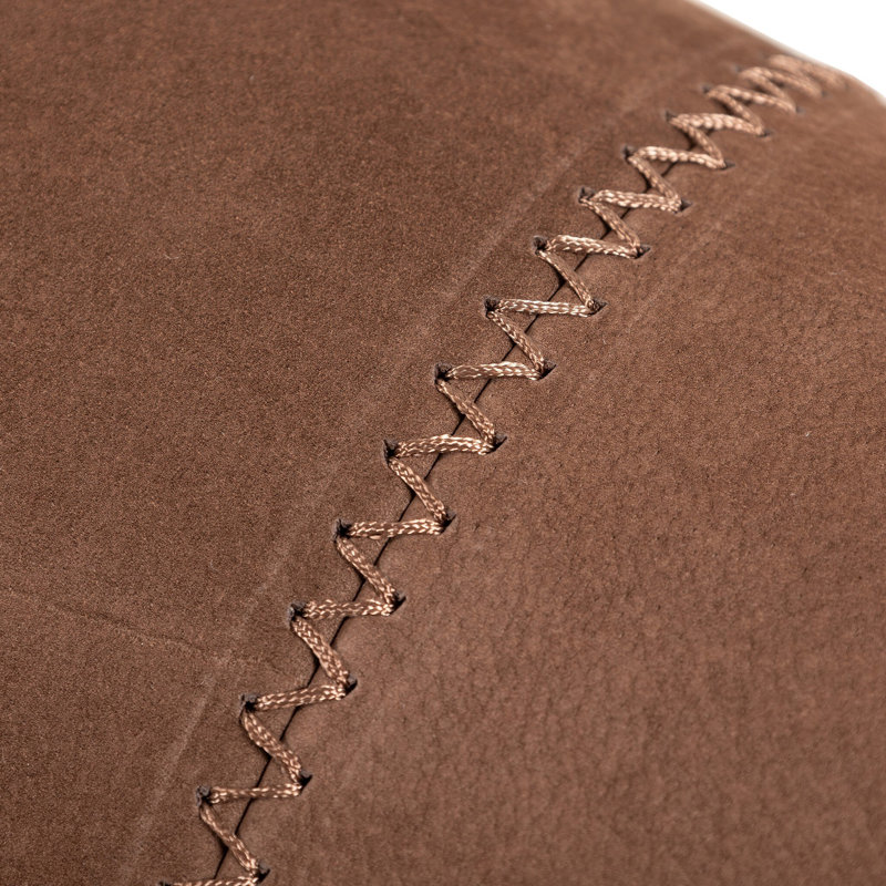 Trenton Throw Pillow, Nubuck Tobacco, Rectangular 13"H x 49"W