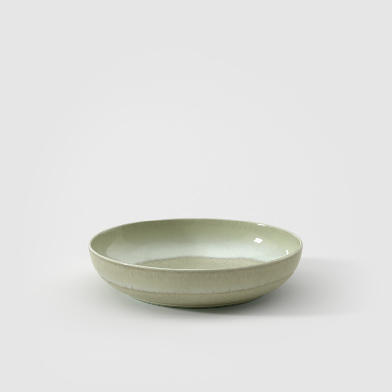 Villeroy & Boch - Perlemor Alga Pasta Bowl, 22 oz, Premium Porcelain, Made in Germany, Dishwasher and Microwave Safe, Green