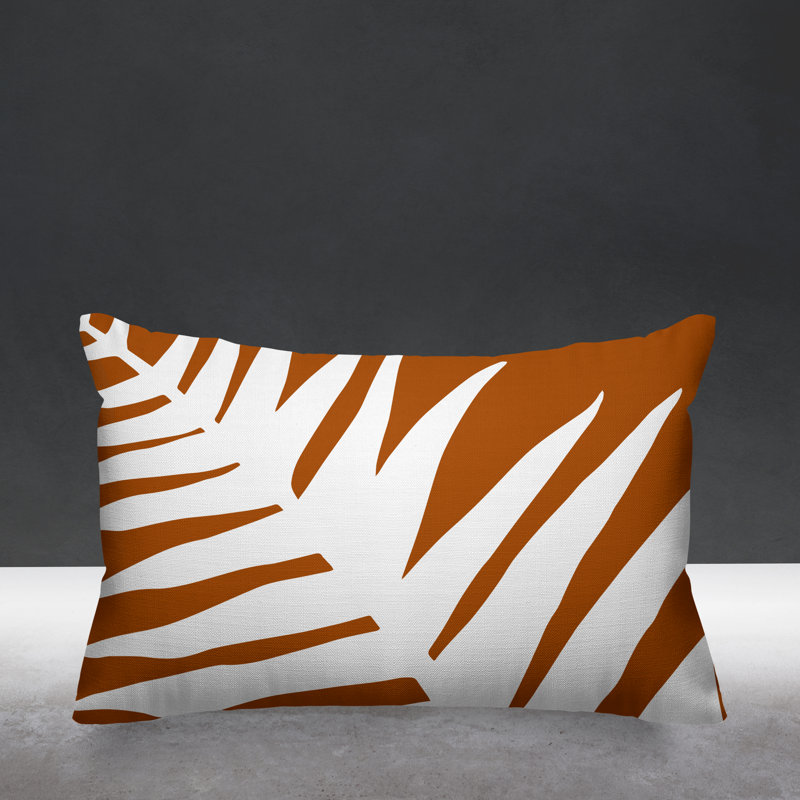 Housse et insert de coussin rectangulaire Fielding, Orange brûlé