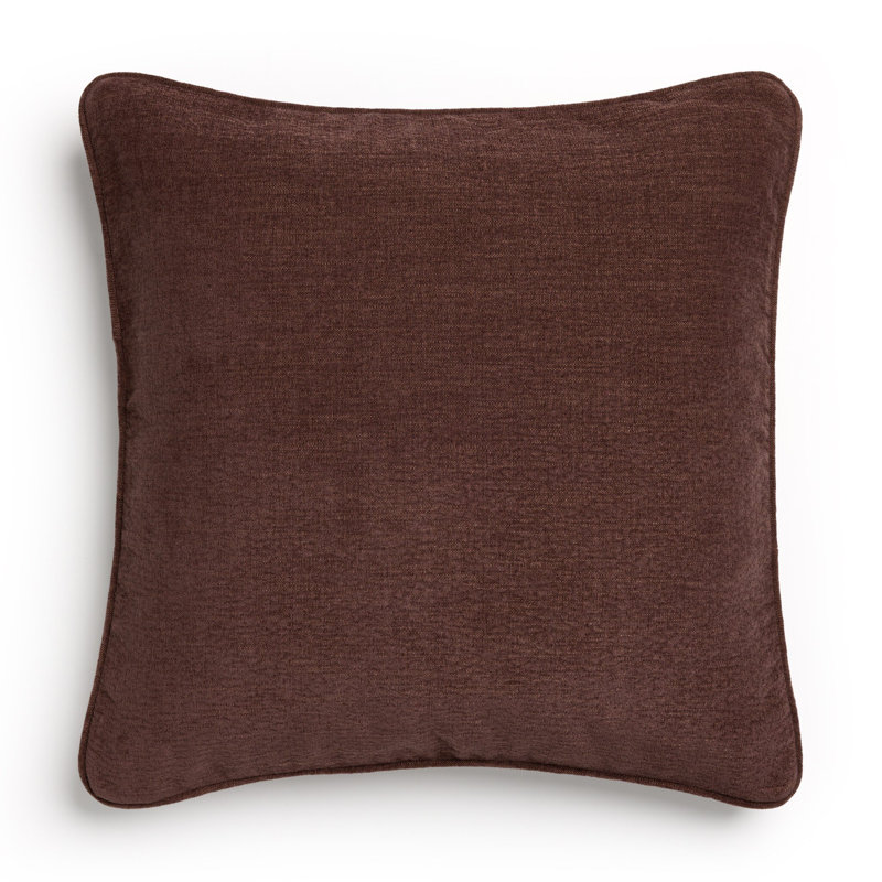 Mirelle Bolster Pillow Cover & Insert, Laughlin Plum, Square 24"