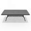 Ensemble de salle à manger 9 pièces en fonte d'aluminium toutes saisons, comprenant 8 chaises pivotantes et une table rectangulaire-371652828
