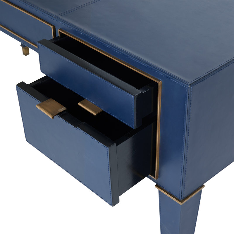 Hunter Writing Desk, Navy Blue