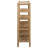  Shoe Rack With Shelf Natural 26.77 X 11.02 X 37.80 In Bamboo