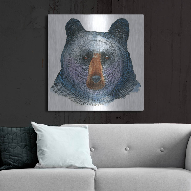 «Black Bear» par Jeannine Saylor, H 36 po x l 36 po