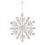 Glitter and Gem Snowflake Ornament