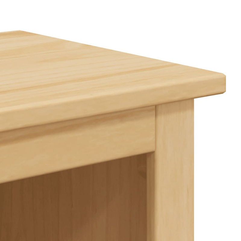 Armoire de salle de bain vidaXL finition cire miel