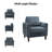Cephisus Modern Upholstered Club Chair-1244377530