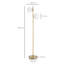 Brownsville 165 cm H Round Lamp Shade ( Screw On ) in Gold-539379306
